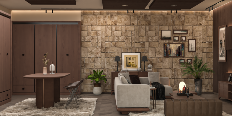 فيلا المديفر: مشروع تصميم داخلي على الطراز الياباني