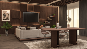 مشروع تصميم داخلي فيلا المديفر