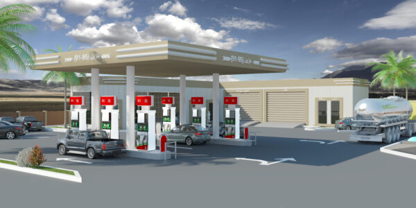 محطة وقود التنبيكه