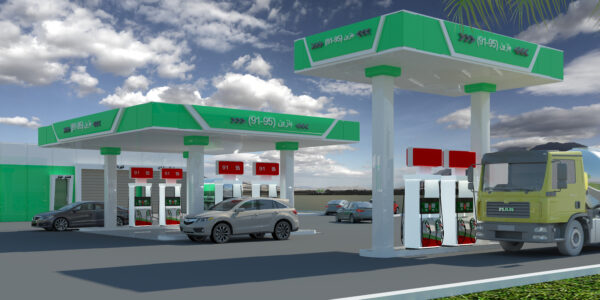 محطة وقود منيفه