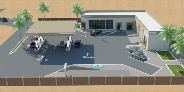 محطة وقود التنبيكه