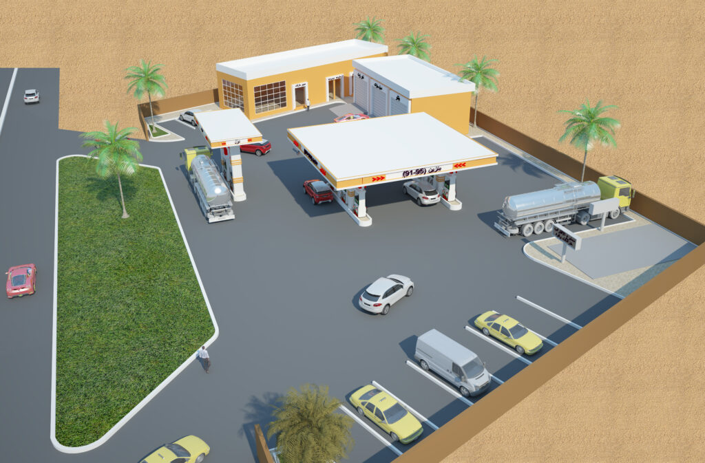 محطة وقود الحماده