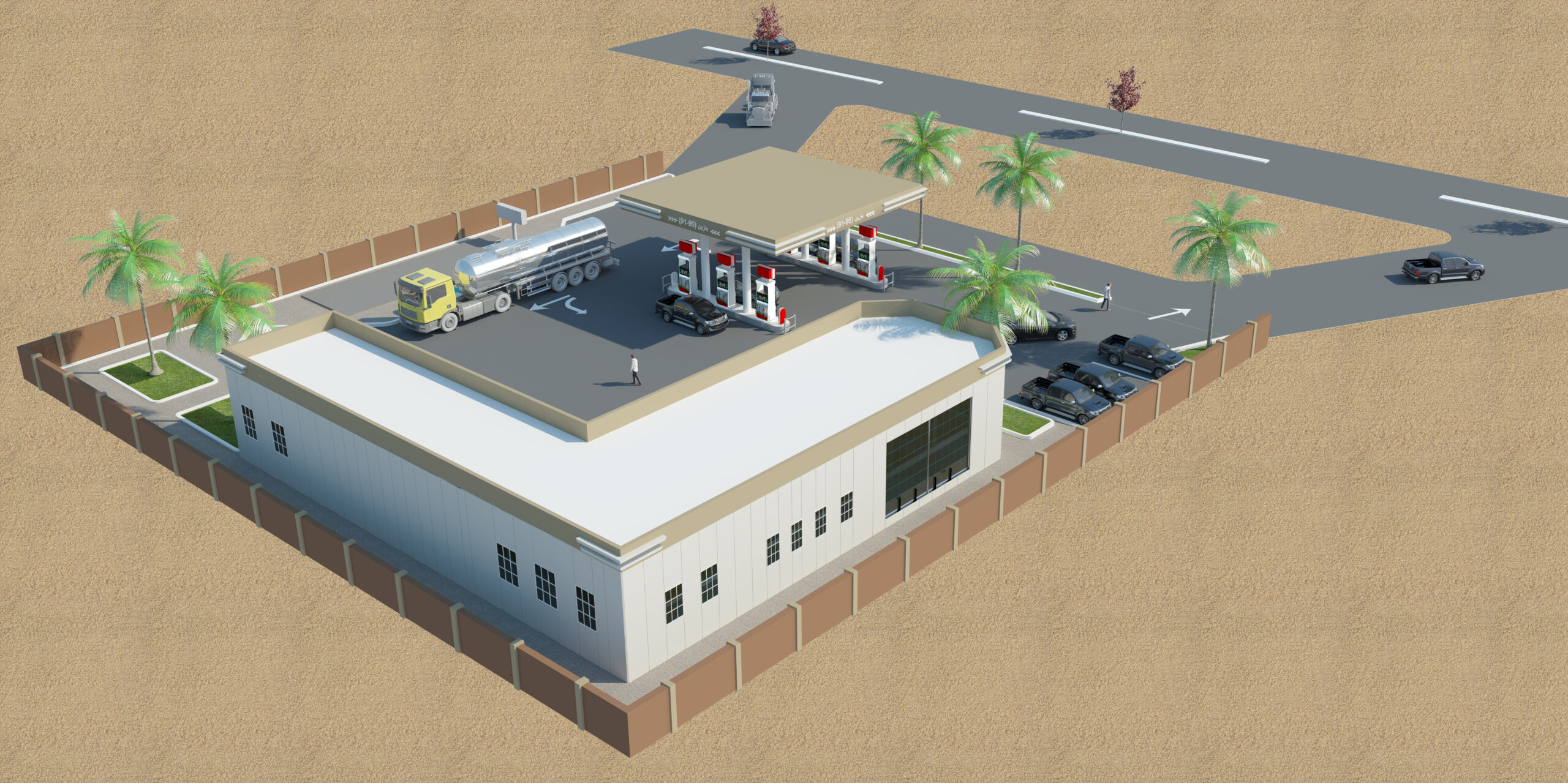 محطة وقود التنبيكه