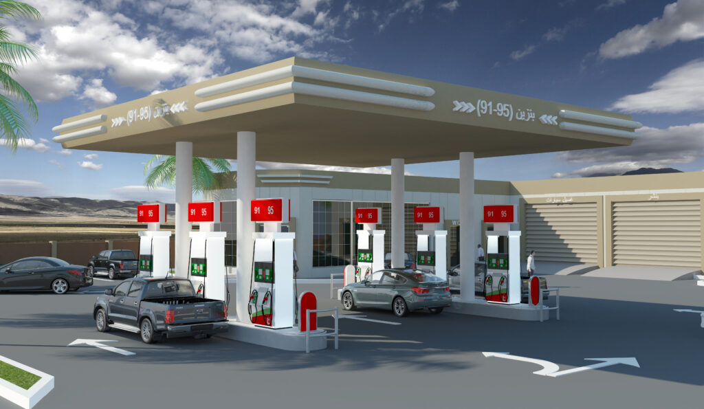 محطة وقود التنبيكه