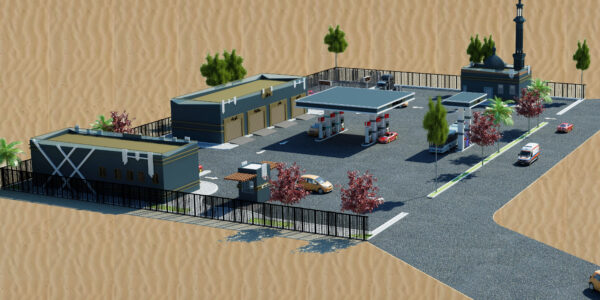 محطة وقود النزهة